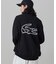 【オンライン限定】LACOSTE  オーバーサイズ 裏毛 バックプリント クルーネック スウェット