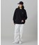 【オンライン限定】LACOSTE  オーバーサイズ 裏毛 バックプリント クルーネック スウェット