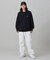 【オンライン限定】LACOSTE  オーバーサイズ 裏毛 バックプリント クルーネック スウェット
