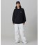 【オンライン限定】LACOSTE  オーバーサイズ 裏毛 バックプリント クルーネック スウェット