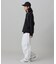 【オンライン限定】LACOSTE  オーバーサイズ 裏毛 バックプリント クルーネック スウェット
