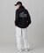 【オンライン限定】LACOSTE  オーバーサイズ 裏毛 バックプリント クルーネック スウェット