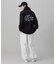 【オンライン限定】LACOSTE  オーバーサイズ 裏毛 バックプリント クルーネック スウェット
