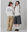 【オンライン限定】LACOSTE  オーバーサイズ 裏毛 バックプリント クルーネック スウェット