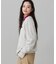 【オンライン限定】LACOSTE  オーバーサイズ 裏毛 バックプリント クルーネック スウェット