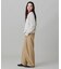 【オンライン限定】LACOSTE  オーバーサイズ 裏毛 バックプリント クルーネック スウェット