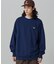 【オンライン限定】LACOSTE  オーバーサイズ 裏毛 バックプリント クルーネック スウェット
