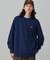 【オンライン限定】LACOSTE  オーバーサイズ 裏毛 バックプリント クルーネック スウェット