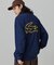【オンライン限定】LACOSTE  オーバーサイズ 裏毛 バックプリント クルーネック スウェット