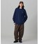 【オンライン限定】LACOSTE  オーバーサイズ 裏毛 バックプリント クルーネック スウェット