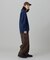 【オンライン限定】LACOSTE  オーバーサイズ 裏毛 バックプリント クルーネック スウェット