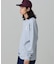 【オンライン限定】LACOSTE オーバーサイズ ワンポイント刺繍ロゴ ヘンリーネック長袖Tシャツ / ワッフルカットソー