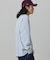 【オンライン限定】LACOSTE オーバーサイズ ワンポイント刺繍ロゴ ヘンリーネック長袖Tシャツ / ワッフルカットソー