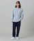【オンライン限定】LACOSTE オーバーサイズ ワンポイント刺繍ロゴ ヘンリーネック長袖Tシャツ / ワッフルカットソー