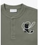 【オンライン限定】LACOSTE オーバーサイズ ワンポイント刺繍ロゴ ヘンリーネック長袖Tシャツ / ワッフルカットソー