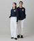 【オンライン限定】LACOSTE オーバーサイズ ワンポイント刺繍ロゴ ヘンリーネック長袖Tシャツ / ワッフルカットソー