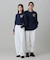 【オンライン限定】LACOSTE オーバーサイズ ワンポイント刺繍ロゴ ヘンリーネック長袖Tシャツ / ワッフルカットソー