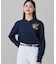 【オンライン限定】LACOSTE オーバーサイズ ワンポイント刺繍ロゴ ヘンリーネック長袖Tシャツ / ワッフルカットソー