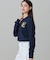 【オンライン限定】LACOSTE オーバーサイズ ワンポイント刺繍ロゴ ヘンリーネック長袖Tシャツ / ワッフルカットソー