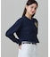 【オンライン限定】LACOSTE オーバーサイズ ワンポイント刺繍ロゴ ヘンリーネック長袖Tシャツ / ワッフルカットソー
