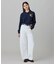 【オンライン限定】LACOSTE オーバーサイズ ワンポイント刺繍ロゴ ヘンリーネック長袖Tシャツ / ワッフルカットソー