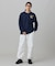 【オンライン限定】LACOSTE オーバーサイズ ワンポイント刺繍ロゴ ヘンリーネック長袖Tシャツ / ワッフルカットソー