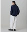 【オンライン限定】LACOSTE オーバーサイズ ワンポイント刺繍ロゴ ヘンリーネック長袖Tシャツ / ワッフルカットソー