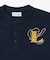 【オンライン限定】LACOSTE オーバーサイズ ワンポイント刺繍ロゴ ヘンリーネック長袖Tシャツ / ワッフルカットソー