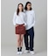 【オンライン限定】LACOSTE  オーバーサイズ 配色ラインリブ ロングスリーブTシャツ
