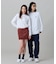 【オンライン限定】LACOSTE  オーバーサイズ 配色ラインリブ ロングスリーブTシャツ