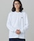 【オンライン限定】LACOSTE  オーバーサイズ 配色ラインリブ ロングスリーブTシャツ