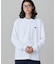 【オンライン限定】LACOSTE  オーバーサイズ 配色ラインリブ ロングスリーブTシャツ