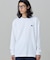 【オンライン限定】LACOSTE  オーバーサイズ 配色ラインリブ ロングスリーブTシャツ