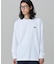 【オンライン限定】LACOSTE  オーバーサイズ 配色ラインリブ ロングスリーブTシャツ