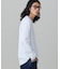 【オンライン限定】LACOSTE  オーバーサイズ 配色ラインリブ ロングスリーブTシャツ