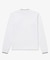 【オンライン限定】LACOSTE  オーバーサイズ 配色ラインリブ ロングスリーブTシャツ