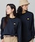 【オンライン限定】LACOSTE  オーバーサイズ 配色ラインリブ ロングスリーブTシャツ