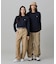 【オンライン限定】LACOSTE  オーバーサイズ 配色ラインリブ ロングスリーブTシャツ