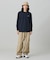 【オンライン限定】LACOSTE  オーバーサイズ 配色ラインリブ ロングスリーブTシャツ