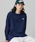 【オンライン限定】LACOSTE  オーバーサイズ 配色ラインリブ ロングスリーブTシャツ
