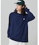 【オンライン限定】LACOSTE  オーバーサイズ 配色ラインリブ ロングスリーブTシャツ