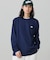【オンライン限定】LACOSTE  オーバーサイズ 配色ラインリブ ロングスリーブTシャツ