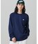 【オンライン限定】LACOSTE  オーバーサイズ 配色ラインリブ ロングスリーブTシャツ