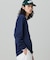 【オンライン限定】LACOSTE  オーバーサイズ 配色ラインリブ ロングスリーブTシャツ
