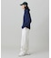 【オンライン限定】LACOSTE  オーバーサイズ 配色ラインリブ ロングスリーブTシャツ