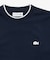 【オンライン限定】LACOSTE  オーバーサイズ 配色ラインリブ ロングスリーブTシャツ