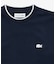 【オンライン限定】LACOSTE  オーバーサイズ 配色ラインリブ ロングスリーブTシャツ