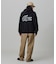 【オンライン限定】LACOSTE  オーバーサイズ フード刺繍ロゴ バックプリント プルオーバーパーカー