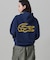 【オンライン限定】LACOSTE  オーバーサイズ フード刺繍ロゴ バックプリント プルオーバーパーカー