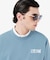 ブランドネームロゴグラフィックバックプリントロングスリーブTシャツ